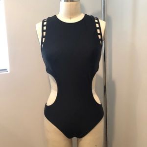 RVCA Eternal Sunrise Cut Out One-Piece Swimsuit